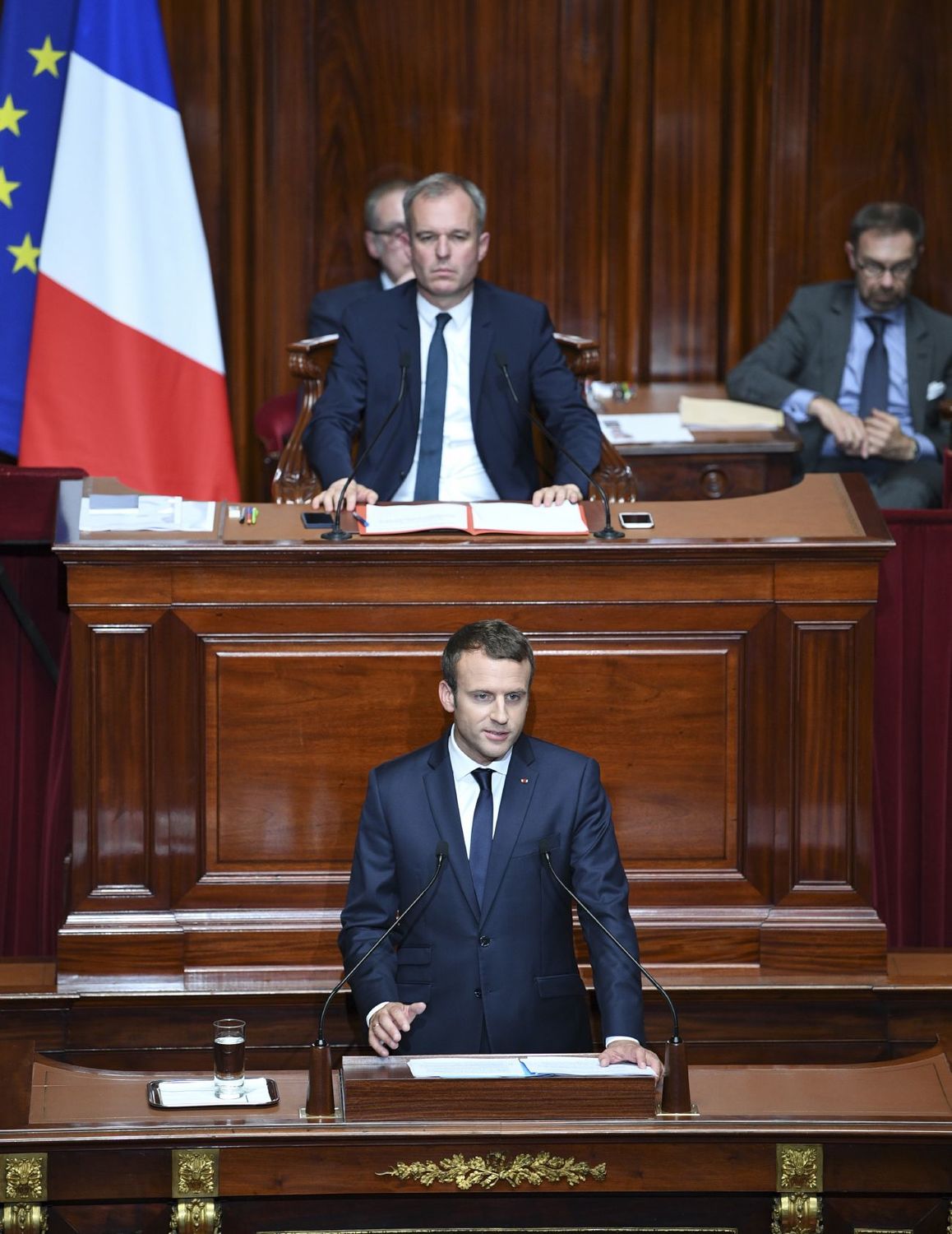  Emmanuel Macron.