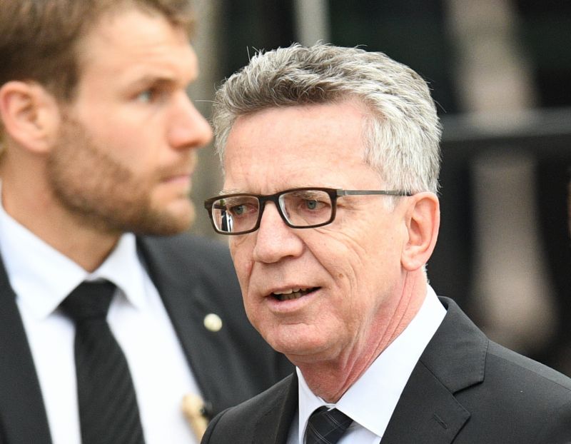 Německý ministr vnitra Thomas de Maizière.