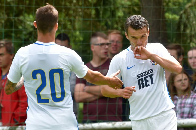 Střelec vítězného gólu David Lafata.