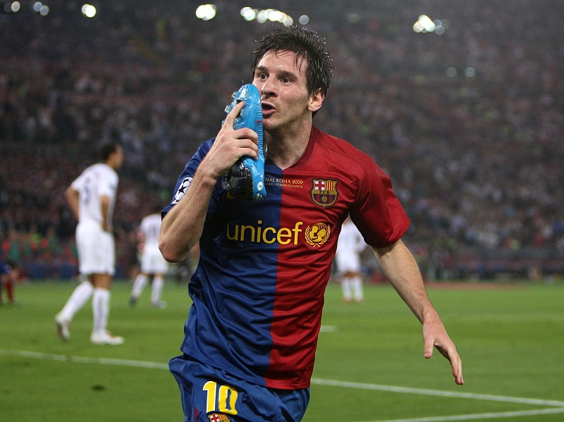 Fotbalista Lionel Messi. 