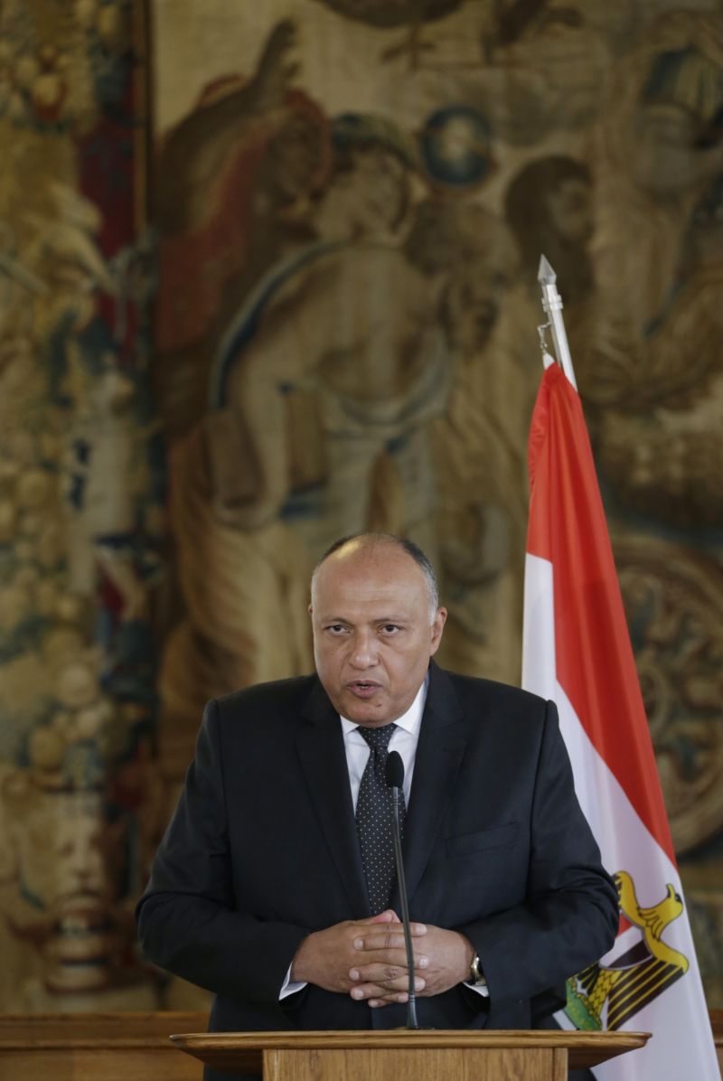 Egyptský ministr zahraničí Samír Šukrí.