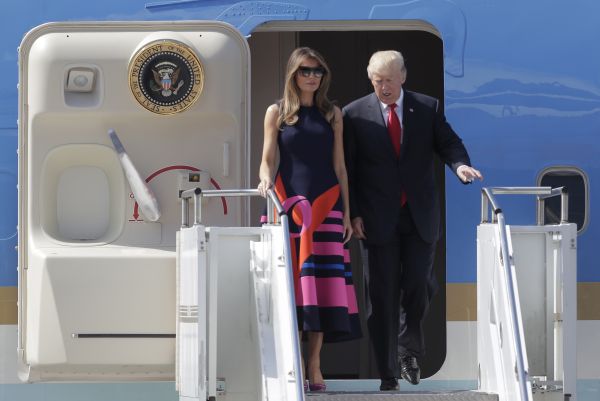Prezident Donald Trump se svou manželkou Melanii.