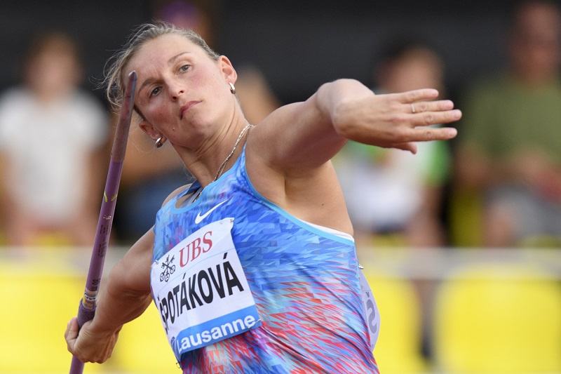 Česká oštěpařka Barbora Špotáková.