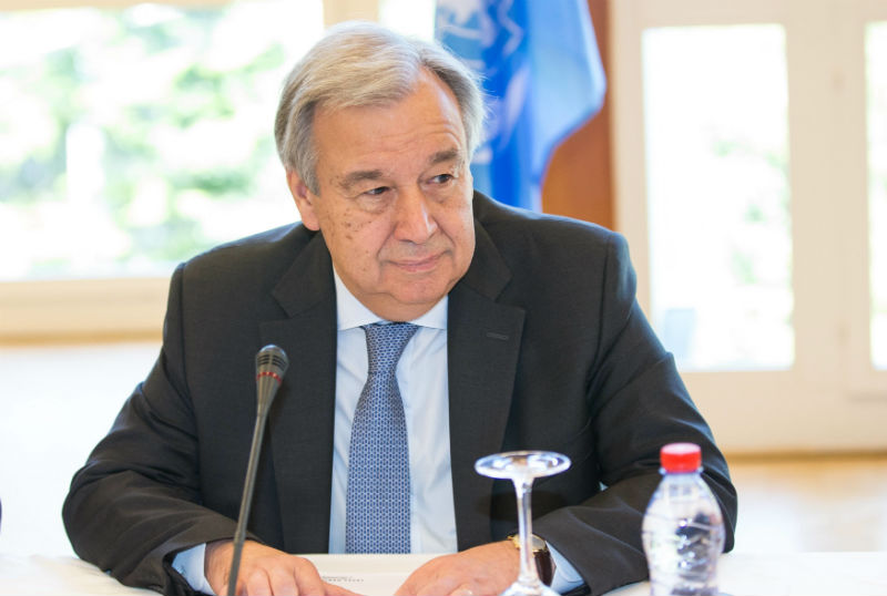 Generální tajemník OSN António Guterres.