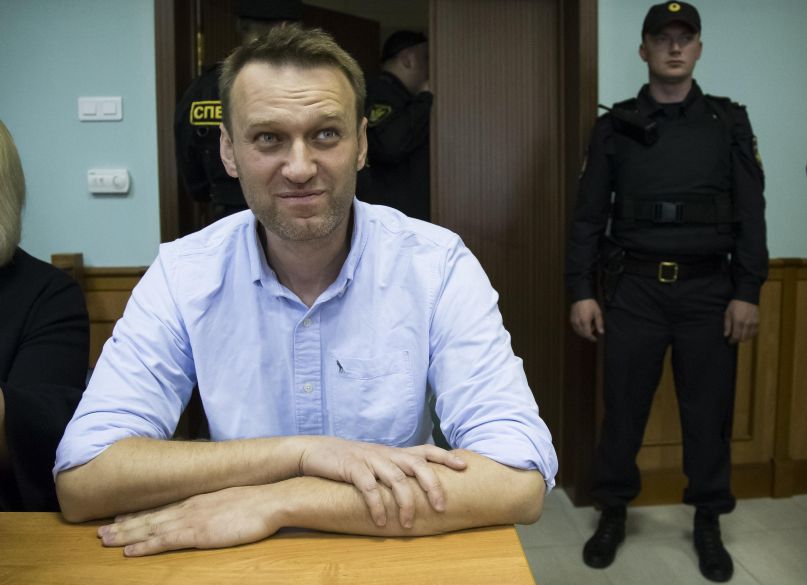 Ruský disident a opoziční bloger Alexej Navalnyj. Ruský disident a opoziční bloger Alexej Navalnyj.