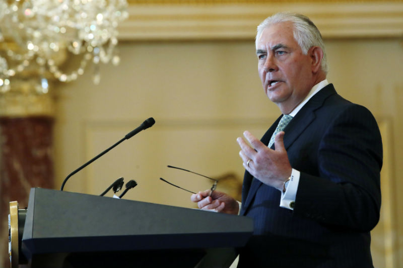 Americký ministr zahraničí Rex Tillerson.