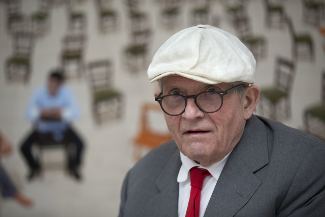 Britský malíř David Hockney.