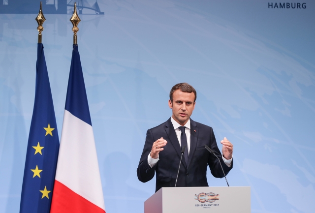 Francouzský prezident Emmanuel Macron.