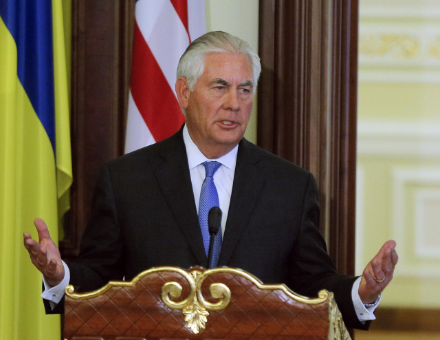 Americký ministr zahraničí Rex Tillerson.