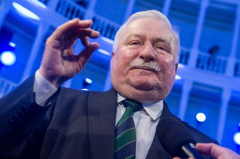 Bývalý prezident Lech Walesa.