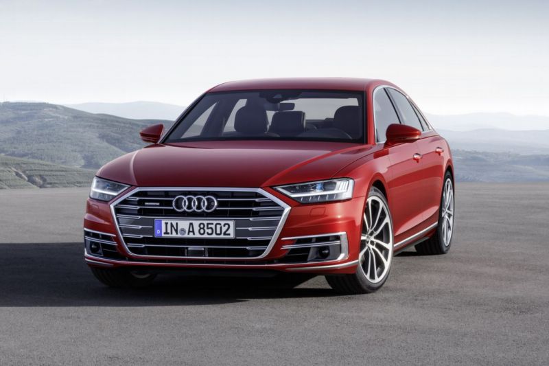 Vlajková loď značky Audi přijíždí s novým designérským stylem. Vlajková loď značky Audi přijíždí s novým designérským stylem.