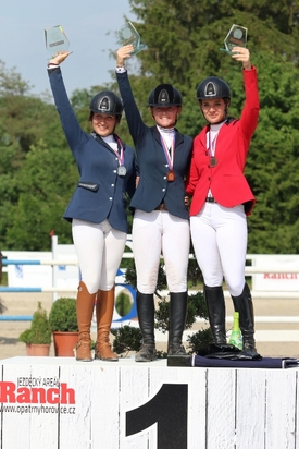 Zleva Natálie Soukupová, Anna Heldová a Michaela Rodová.