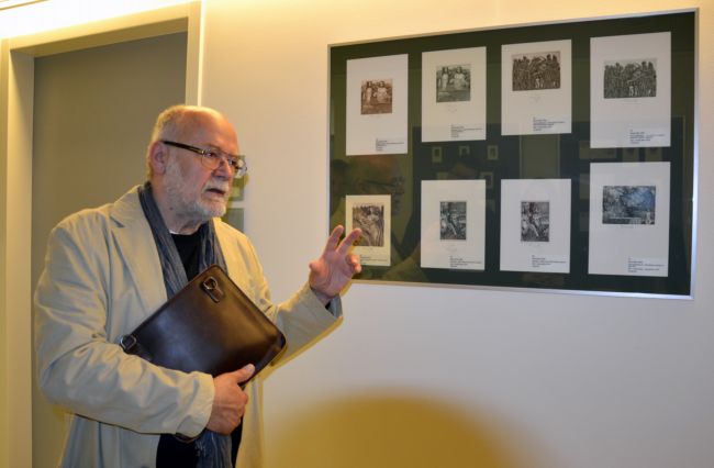 Poliklinika Program Health Plus uspořádala rozsáhlou expozici grafik od Albína Brunovského.