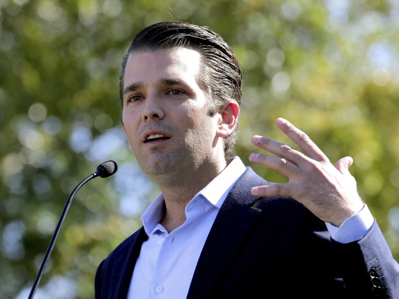 Nejstarší syn amerického prezidenta Donalda Trumpa, D. Trump Jr. Nejstarší syn amerického prezidenta Donalda Trumpa, D. Trump Jr.