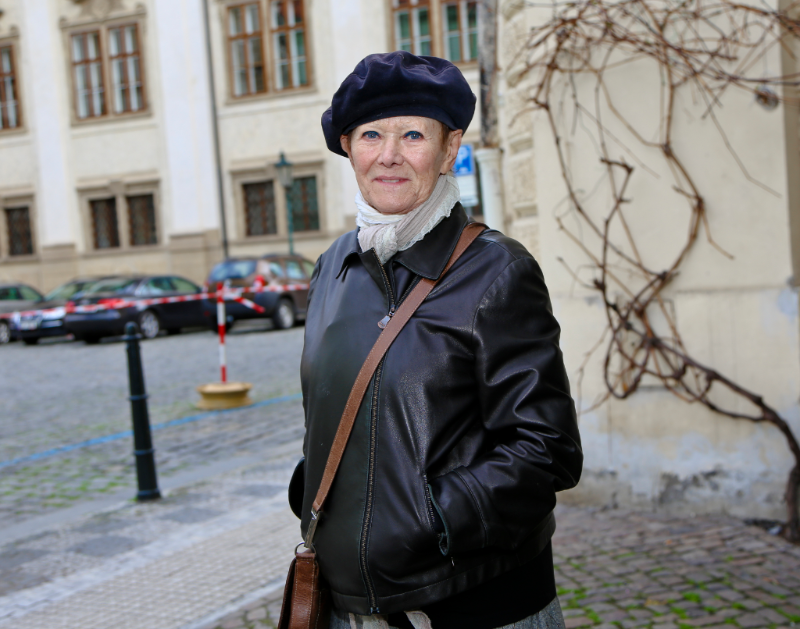 Herečka a scenáristka Zdena Hadrbolcová.