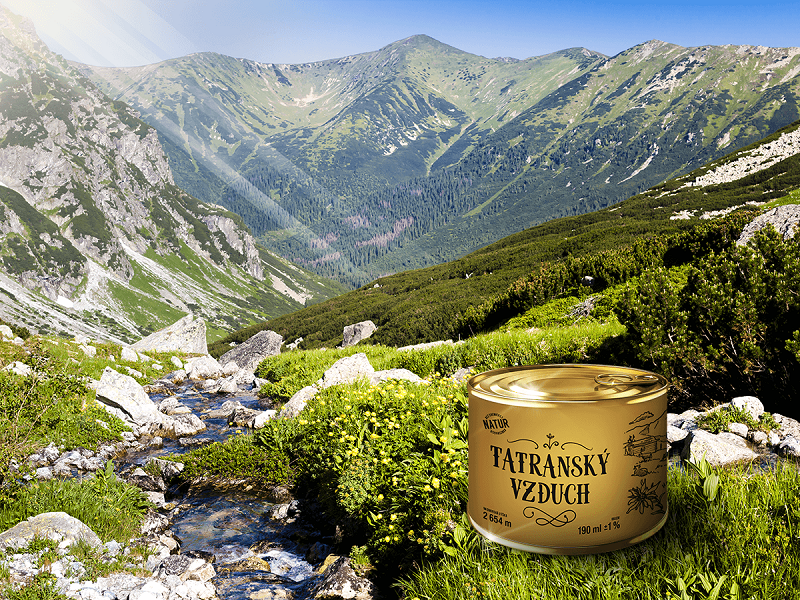 Pro koho jsou Tatry moc vysoké, může si na Slovensku koupit alespoň tatranský vzduch.