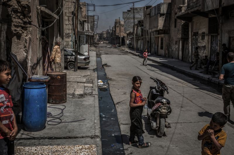 Mosul, který irácká armáda osvobodila po devítiměsíčním boji s IS.