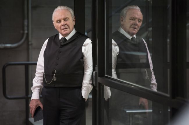 Anthony Hopkins v seriálu Westworld.
