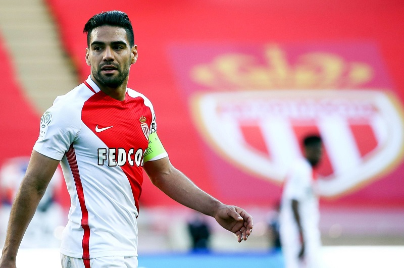 Kolumbijský útočník Monaka Radamel Falcao.