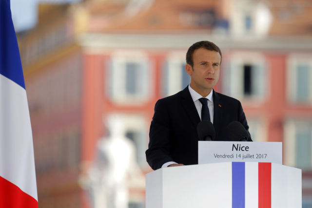 Francouzský prezident Emmanuel Macron.
