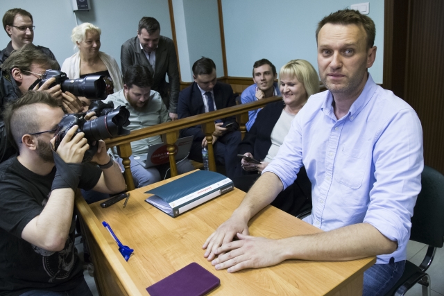 Ruský opoziční politik Alexej Navalnyj. Ruský opoziční politik Alexej Navalnyj.