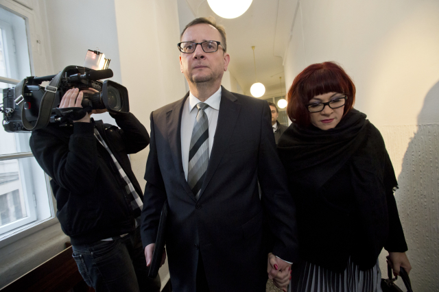 Expremiér Petr Nečas a jeho manželka Jana Nečasová (dříve Nagyová).