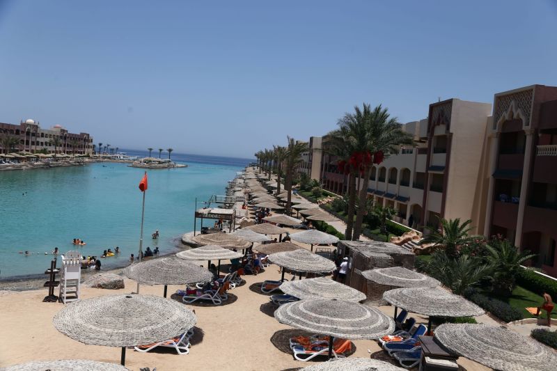 Egyptské letovisko Hurghada. Egyptské letovisko Hurghada.