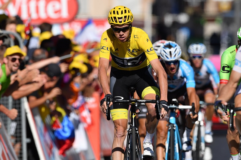 Britský cyklista Chris Froome. Britský cyklista Chris Froome.