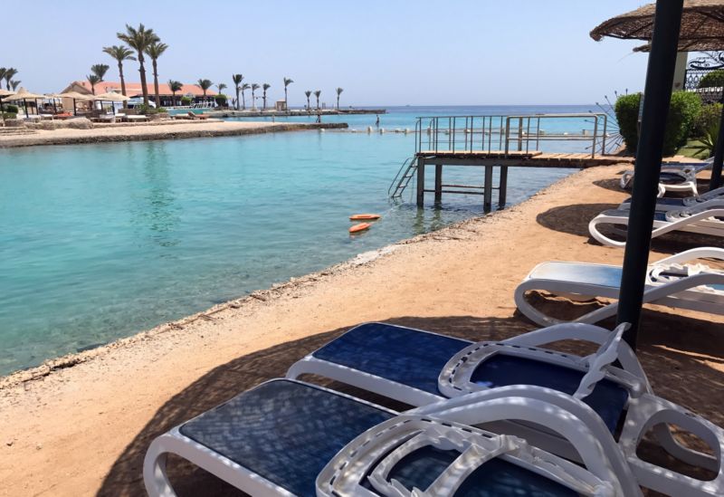 Egyptská Hurghada.