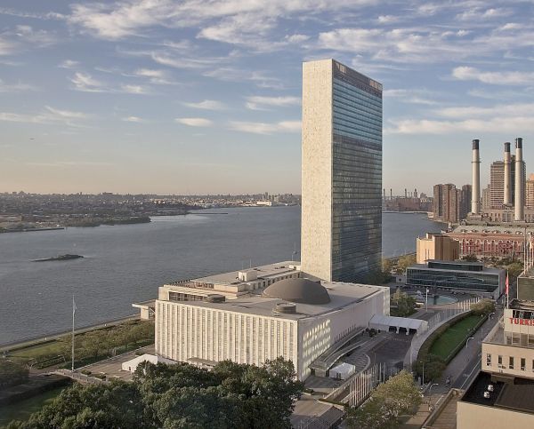 Sídlo OSN, New York.