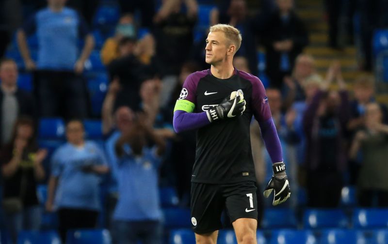 Fotbalový brankář Joe Hart. 