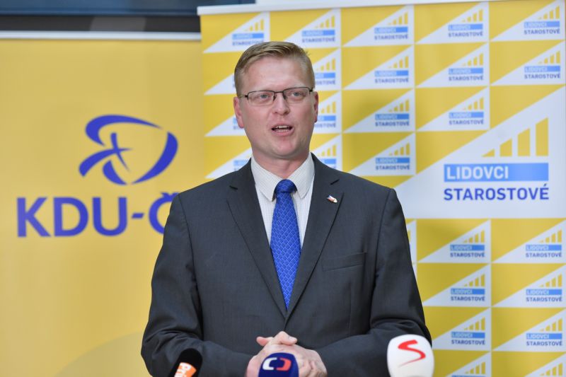 Lidovecký předseda Pavel Bělobrádek.