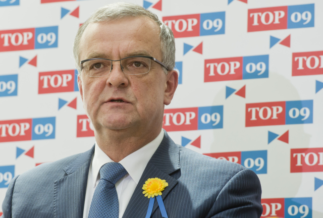 Předseda TOP 09 Miroslav Kalousek.