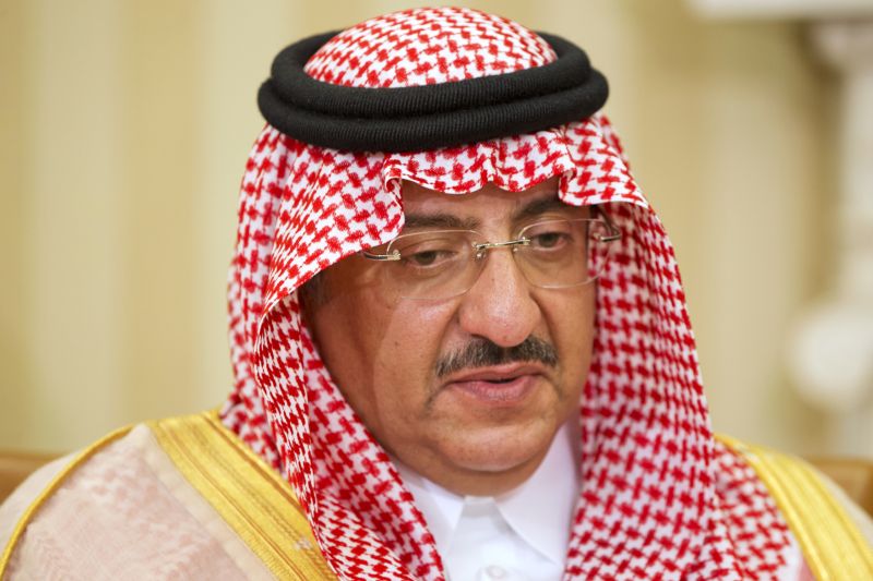 Dnes již bývalý korunní princ Muhammad bin Najíf Saúd.