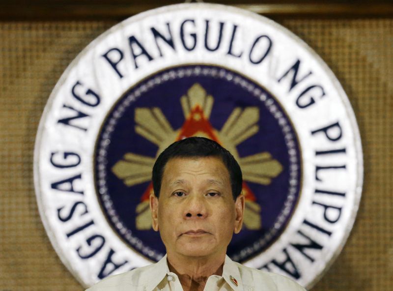 Filipínský prezident Rodrigo Duterte.