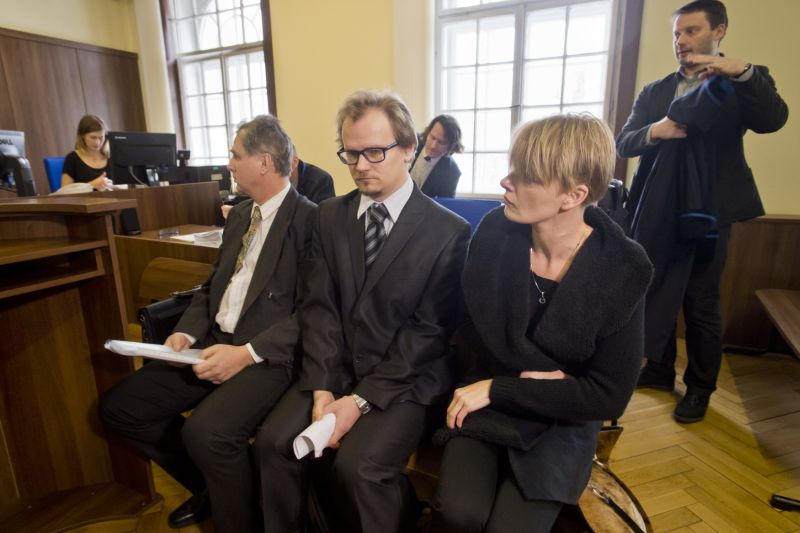 Obžalovaní Václav Hulínský, Michal Križanovič, Tamara Malcevová.