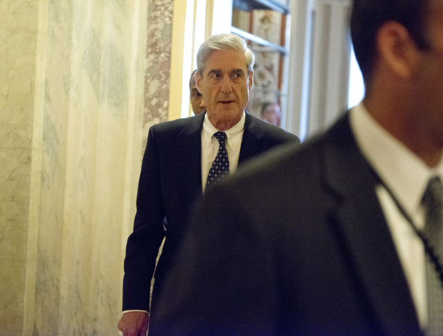 Zvláštní vyšetřovatel Robert Mueller.