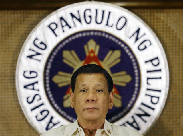 Filipínský prezident Rodrigo Duterte.