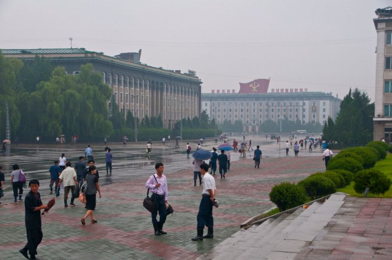 Pyongyang, Severní Korea.