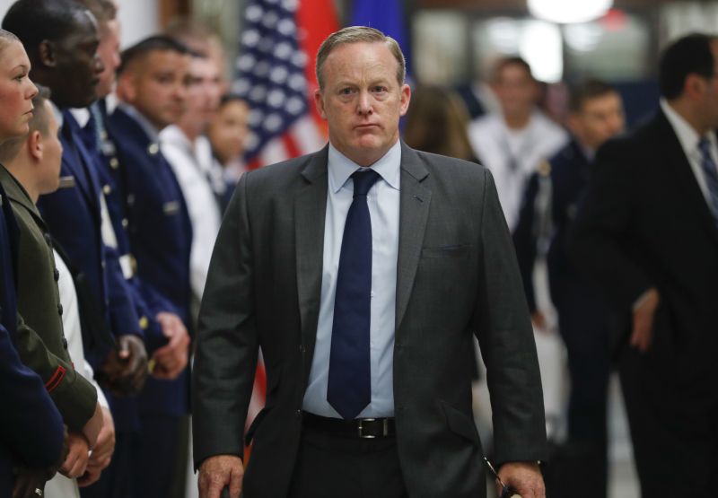 Mluvčí Bílého domu Sean Spicer.