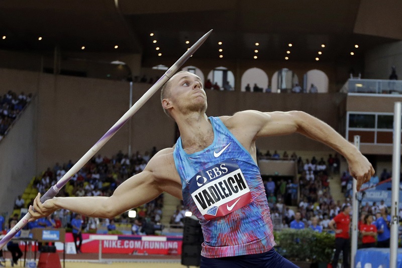 Oštěpař Jakub Vadlejch při závodě Diamantové ligy v Monaku.