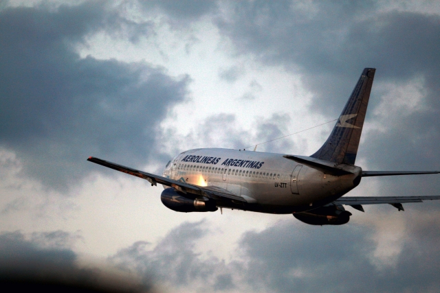 Letadlo společnosti Aerolineas Argentinas.