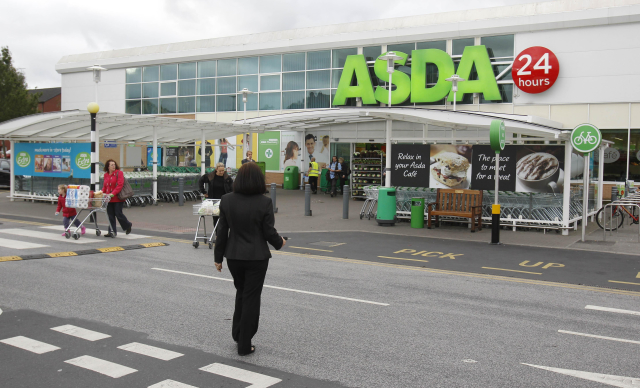 Britský řetězec supermarketů Asda.