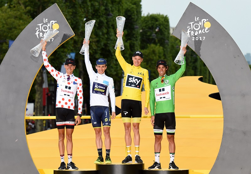Nejlepší jezdci letošní Tour de France. Nejlepší jezdci letošní Tour de France.