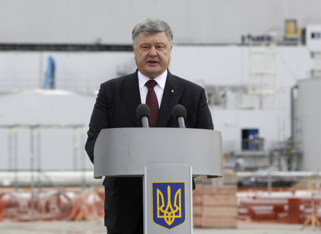 Ukrajinský prezident Petro Porošenko.