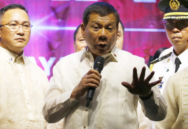 Filipínský prezident Rodrigo Duterte. 