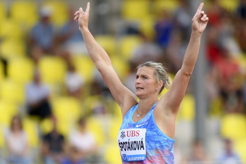 Česká oštěpařka Barbora Špotáková.