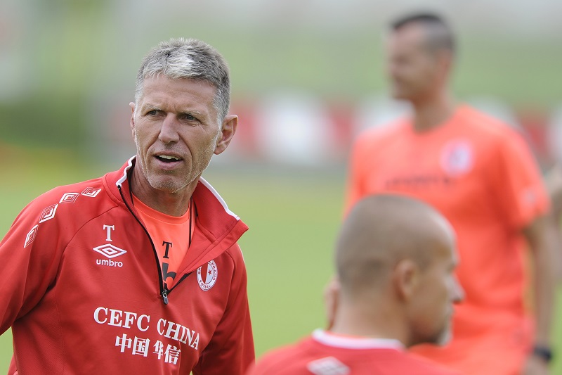 Trenér fotbalistů Slavie Praha Jaroslav Šilhavý.