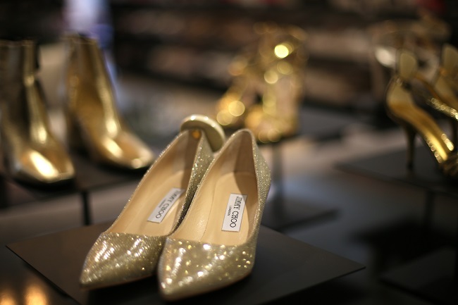 Luxusní obuv firmy Jimmy Choo.