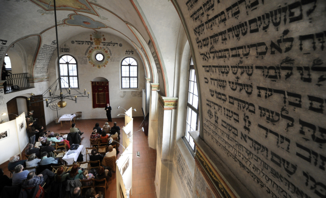 Zadní synagoga v Třebíči.